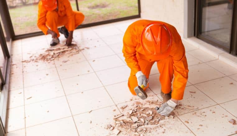 Asbestos Flooring Removal in Witton Gilbert
